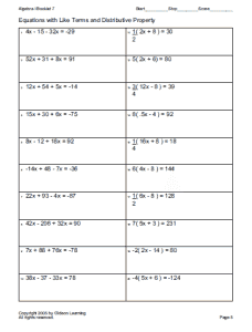 Math Program | Gideon Math & Reading Programs